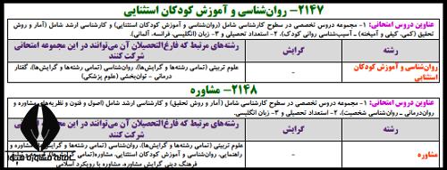 اهمیت کد ترکیب در ثبت نام آزمون دکتری